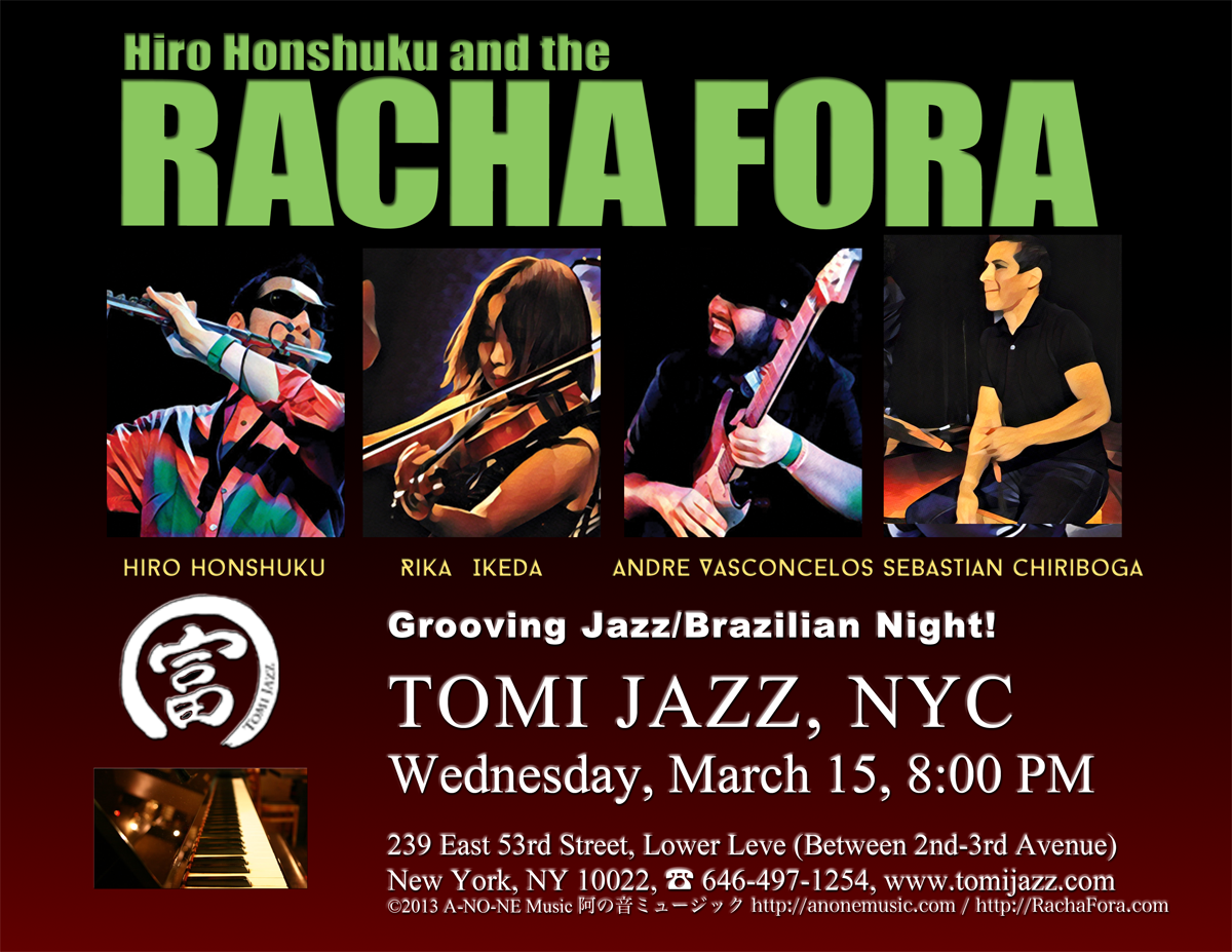 Racha Fora at Tomi Jazz 2017-03-15